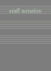 staff notation1 Mouse gray