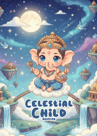 Celestial Child Ganesha