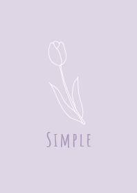 Simple Tulip - Lavender