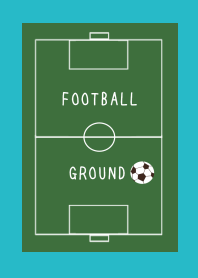 FOOTBALL GROUND-TURQUOISE BLUE