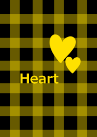 Black and yellow check pattern