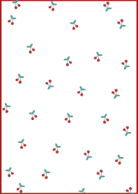 cherry_pattern #redwhite