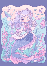 Deep sea purple mermaid 2 JP