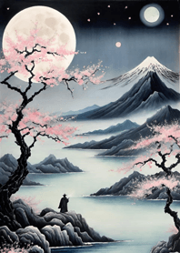 Ukiyo-e Mountains, Seas 24BE66