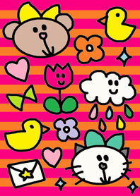 (Lilo xpink orange border)