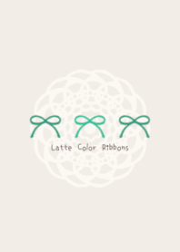 Latte Color Ribbons *green