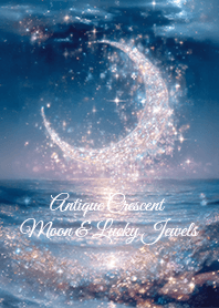 Antique Crescent Moon & Lucky Jewels