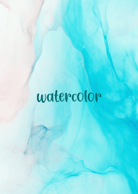 Pastel watercolor-BLUE 46