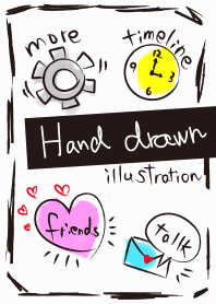 มือวาดภาพประกอบ