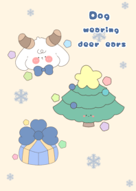 Dog wearing deer ears1