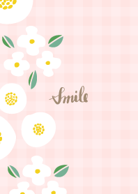 Gentle flower check27 from Japan