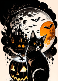 halloween cat 73AF26
