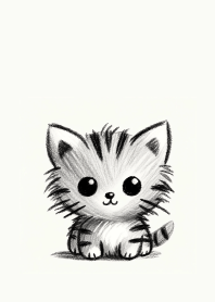 The Wide-Eyed Fluffy Kitten