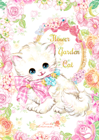 Flower Garden Cat