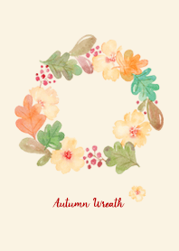 Autumn watercolor wreath_01