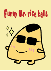 Funny Mr. rice balls