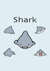 Light Blue : Simple shark.