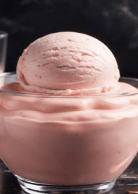STRAWBERRY ICE CREAM GLASS