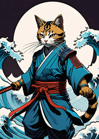 Lautan Kucing Ukiyo-e 100