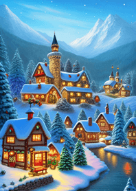 Merry Christmas-snow season 5269A1