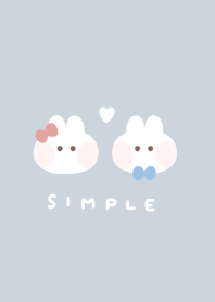 กระต่ายเพื่อนรัก. blue beige