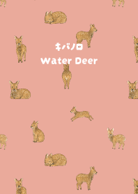 Water Deer03 pink & blue JP