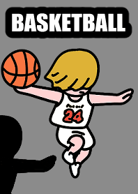 Basketball dunk 001 whitegrey