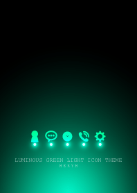 LUMINOUS GREEN LIGHT ICON THEME