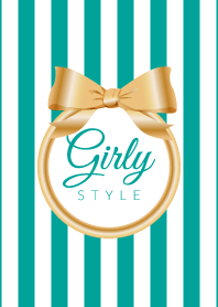 Girly Style-GOLDStripes-ver.9