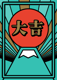 Sunrise/Lucky Mt.Fuji/ Mint x Red x Gold