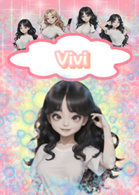 Vivi little girl in bubbles BL02
