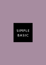 Simple&Basic Black Purple