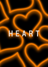 Neon Heart is Full Orange 73