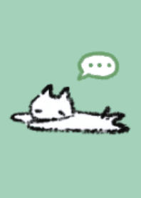 loose cat theme green by rororoko