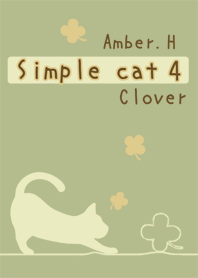 Simple cat No.4 Clover