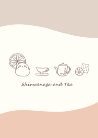 Shimaenaga and Tea* -orange- wave