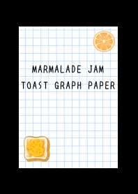 MARMALADE JAM TOAST GRAPH PAPER-BLACKj