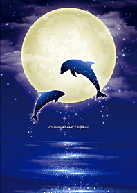 Bring good luck Full moon & Dolphins 3