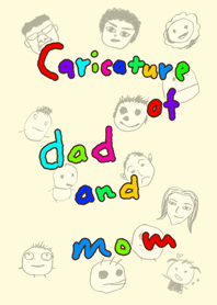 Caricature of dad and mom EN