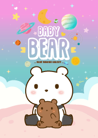 Baby Bears Galaxy Blue Hawaii