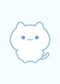 lignt blue cat theme