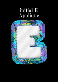 initial E Applique