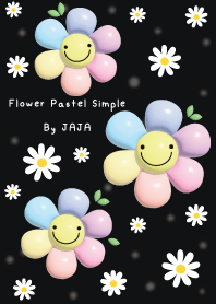 Flower Pastel Simple-Black- By JAJA