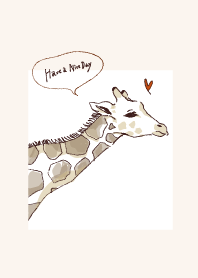 Have a Nice day -giraffe