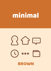 minimal theme brown