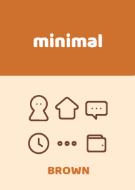 minimal みにまる brown