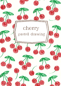 Cherry of a pastel drawing