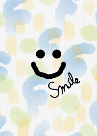 watercolor drawing smile