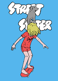 STREET SKATER dog ver 01
