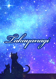 Takayanagi Milky way & cat silhouette